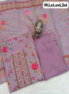 Virat Fancy Chanderi Silk Hand Work Kurti With Bottom Dupatta